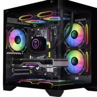 全新i7/i9级40核电脑主机台式机5060独显4060高配电竞游戏办公家用LOL吃鸡直播组装机i5整机全套